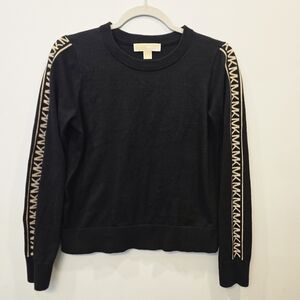Michael Kors Black Knit Top